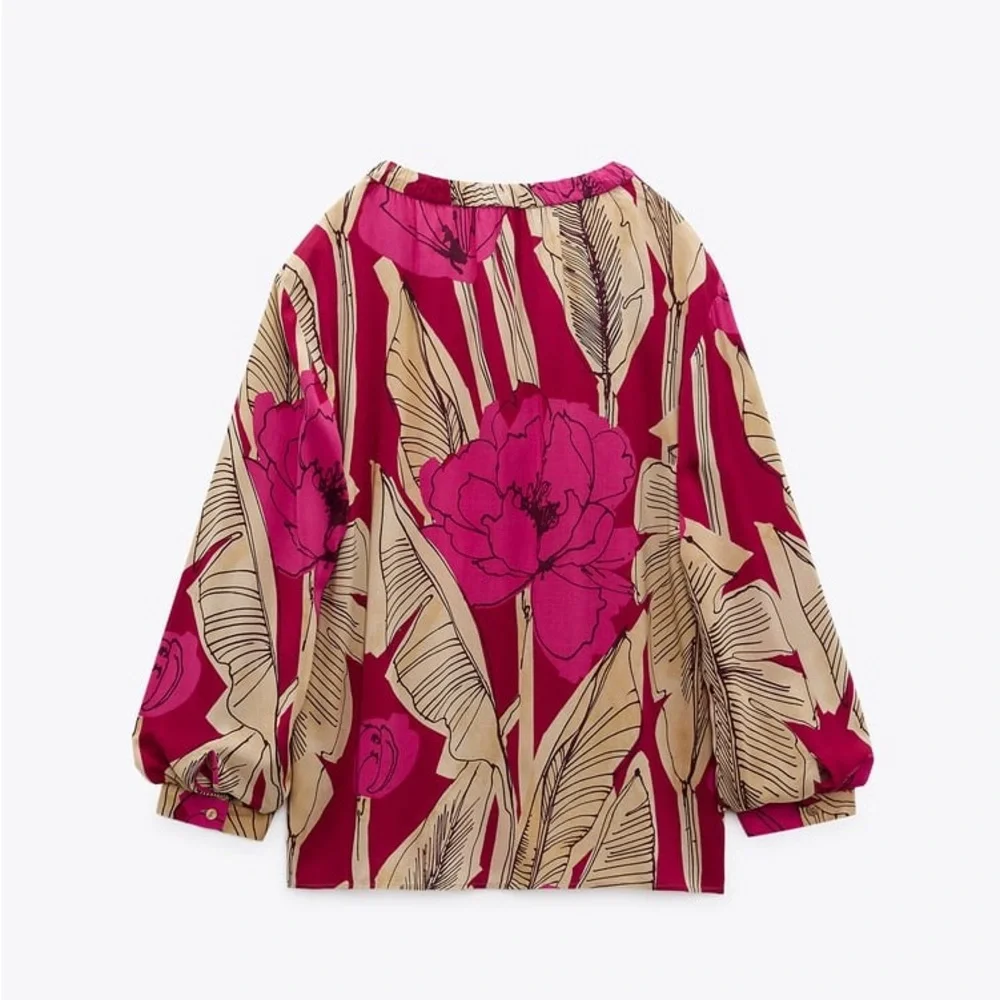 FLORAL PRINT SHIRT - Picture 10 of 11